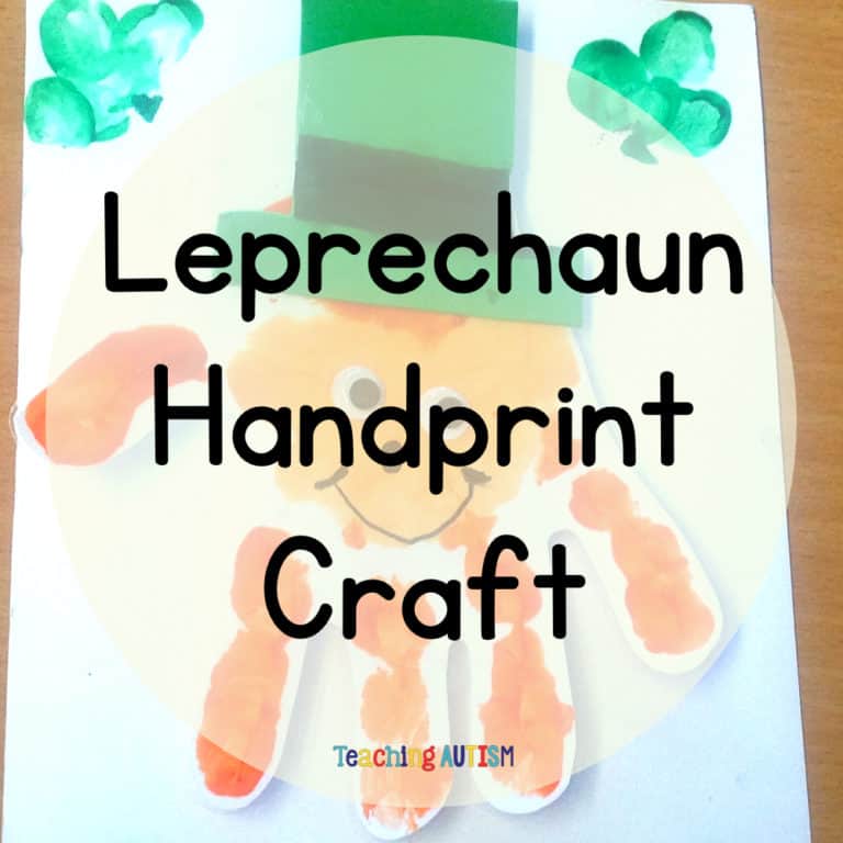 Leprechaun Handprint Craft