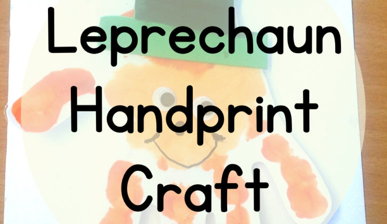 St Patrick’s Day Leprechaun Handprint Craft