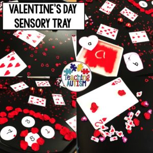 Valentine's Day Sensory Tray