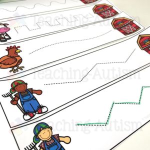 Farm Activities Fine Motor Task Cards