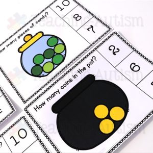 St Patrick's Counting Task Cards