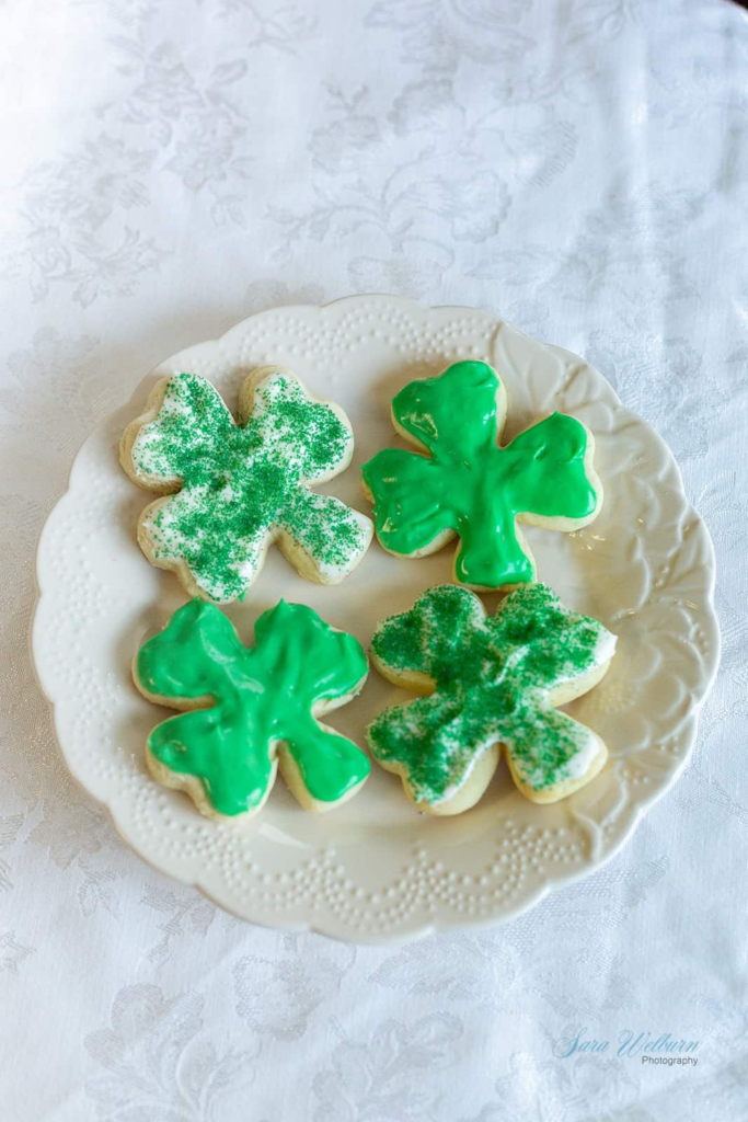 St. Patrick’s Day Sour Cream Sugar Cookies