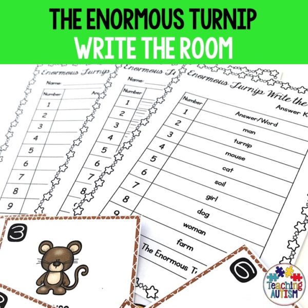 The Enormous Turnip Literacy Activity