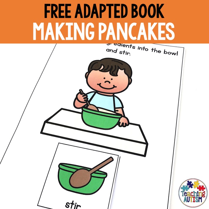 Free Pancake Day Activity, Adapted Book