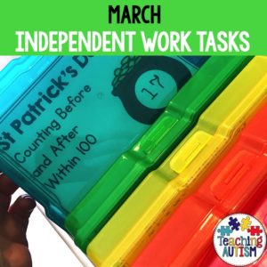 Independent Work Tasks for March