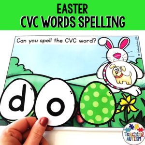 Easter CVC Spelling Activity
