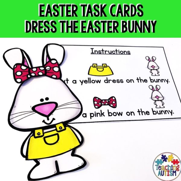 Hands-On Easter Activity, Dress the Easter Bunny