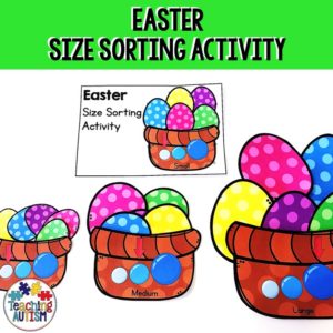 Easter Size Sorting Math Activity