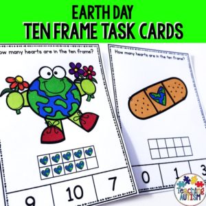 Earth Day Math Activity, Ten Frames