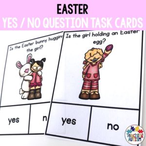 Easter Activities, Question Task Cards