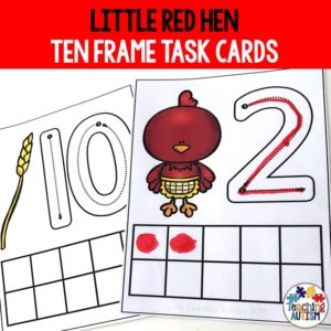 Little Red Hen Math Activities