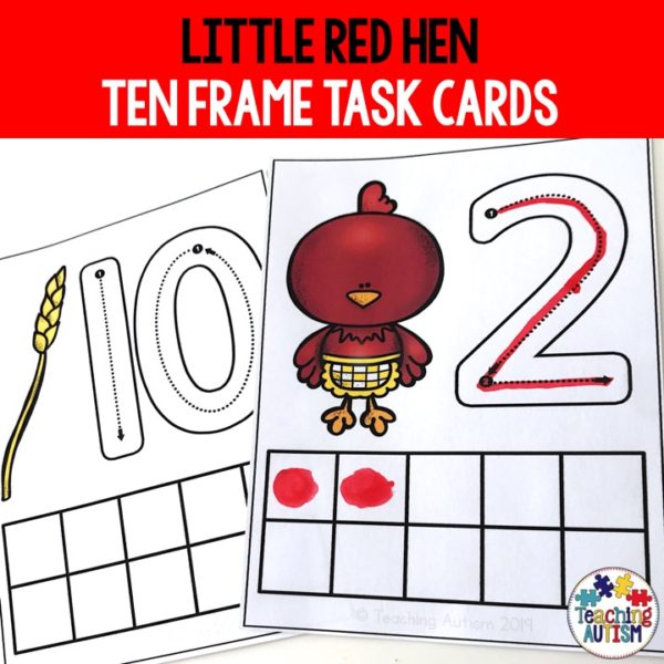 Little Red Hen Math Activities