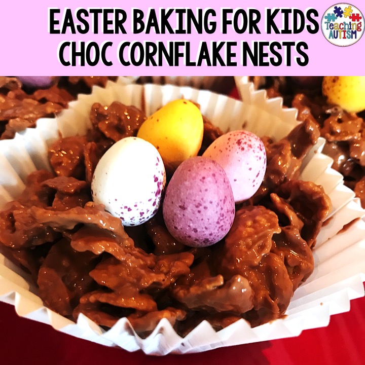 Easter Baking for Kids with Free Visual Recipe