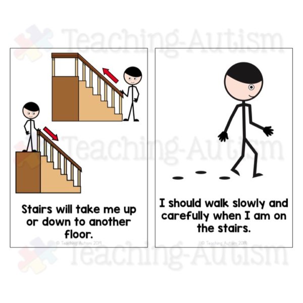 Using Stairs Social Story