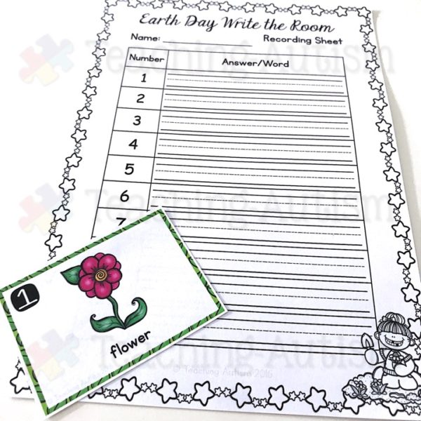 Earth Day Literacy Activity