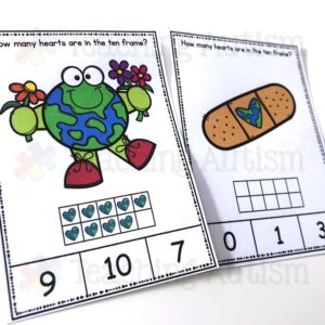 Earth Day Math Activity, Ten Frames