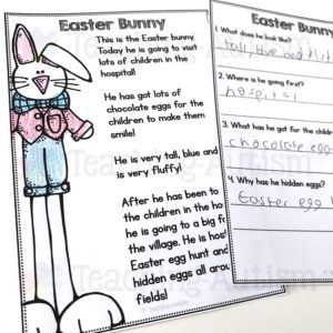 Easter Reading Comprehension Worksheets