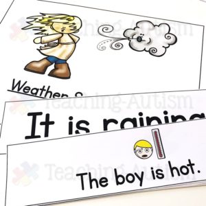 Weather Sentence Matching Activity