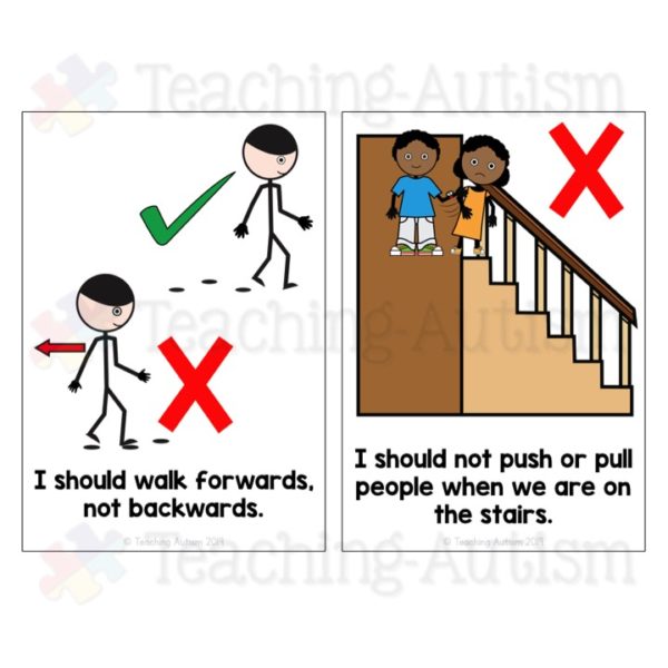 Using Stairs Social Story