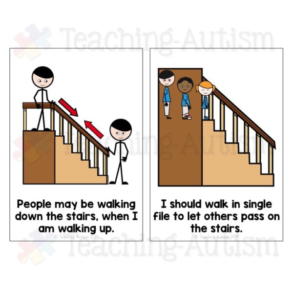 Using Stairs Social Story