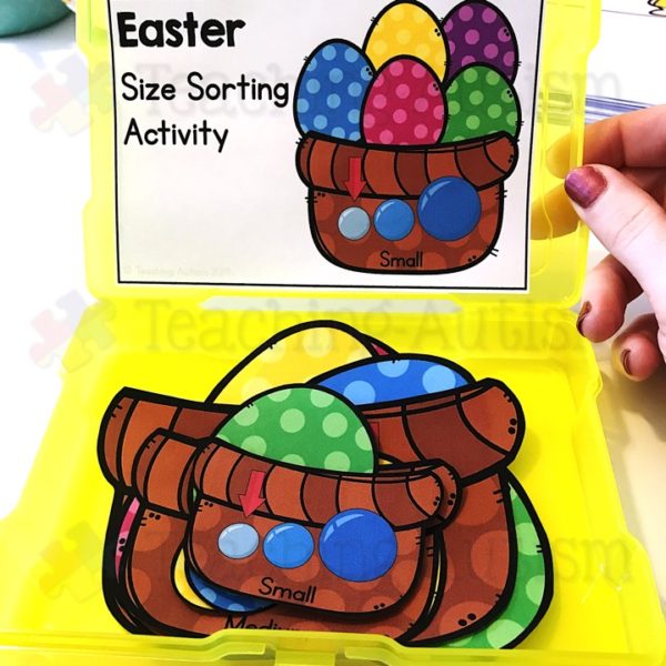 Easter Size Sorting Math Activity