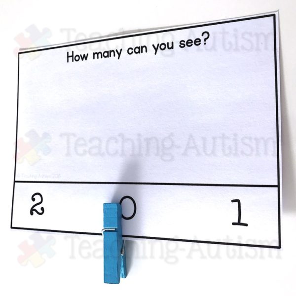 Earth Day Maths Activity, Counting Task Cards