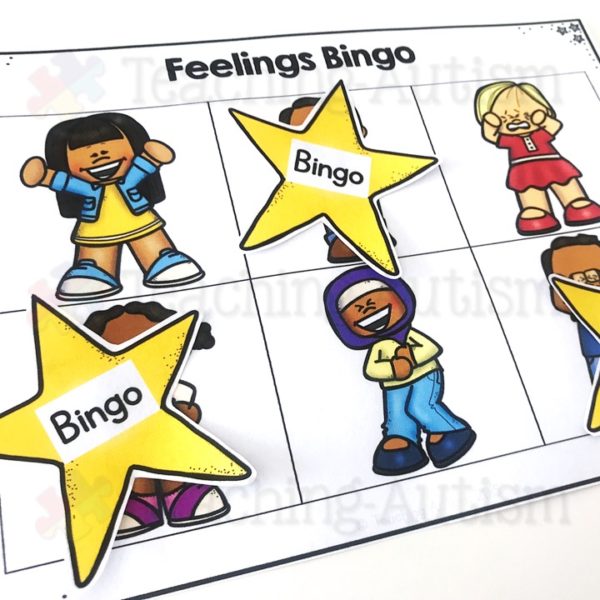 Feelings Activities, Bingo Game