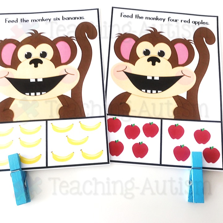 instruction-activities-feed-the-monkey-task-cards-teaching-autism