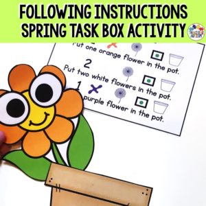 Following Instructions Activities, Building Flowers