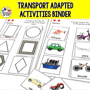 Transport Adapted Binder for Special Education