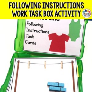 Following Instructions Task Box