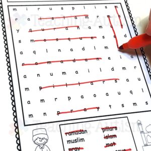 Ramadan Word Search Worksheets