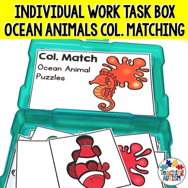 Ocean Animals Colour Matching