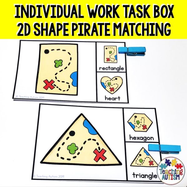 2D Shape Pirate Activities for Maths