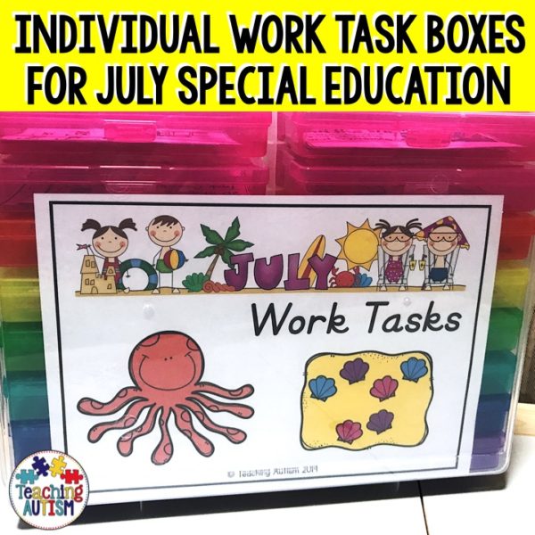Task Boxes for Autism