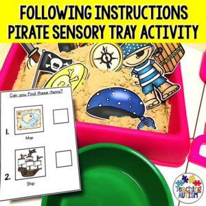 Pirate Sensory Tray