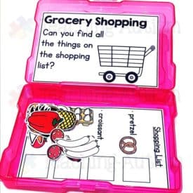 Task Box Example Shopping Shopping Activities for Kids Task Box - Teaching Autism