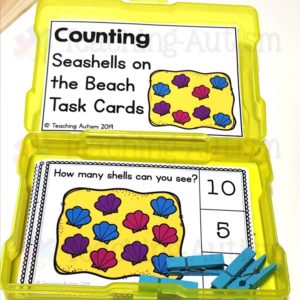 Summer Counting Activity Task Cards