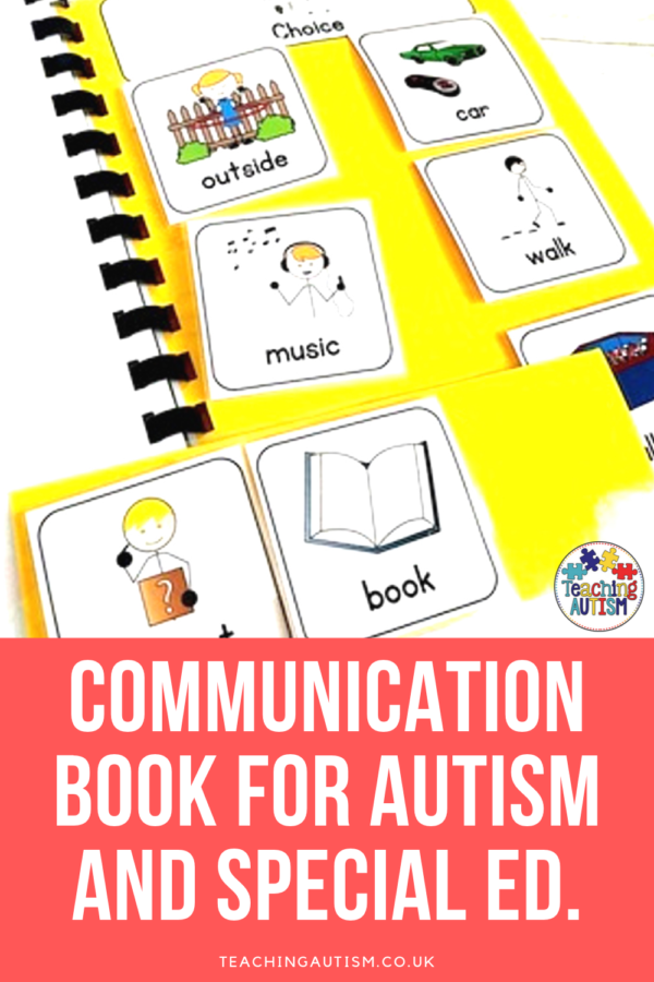 Communication Book for Autism and Special Education - Teaching Autism