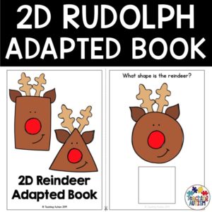 Reindeer Shape Matching Adapted Book