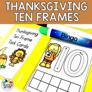 Thanksgiving Ten Frames