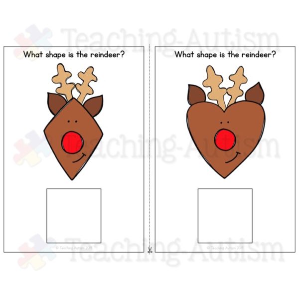 Reindeer Shape Matching Adapted Book