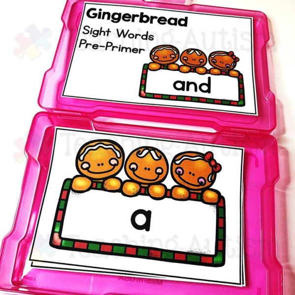 Gingerbread Man Sight Words