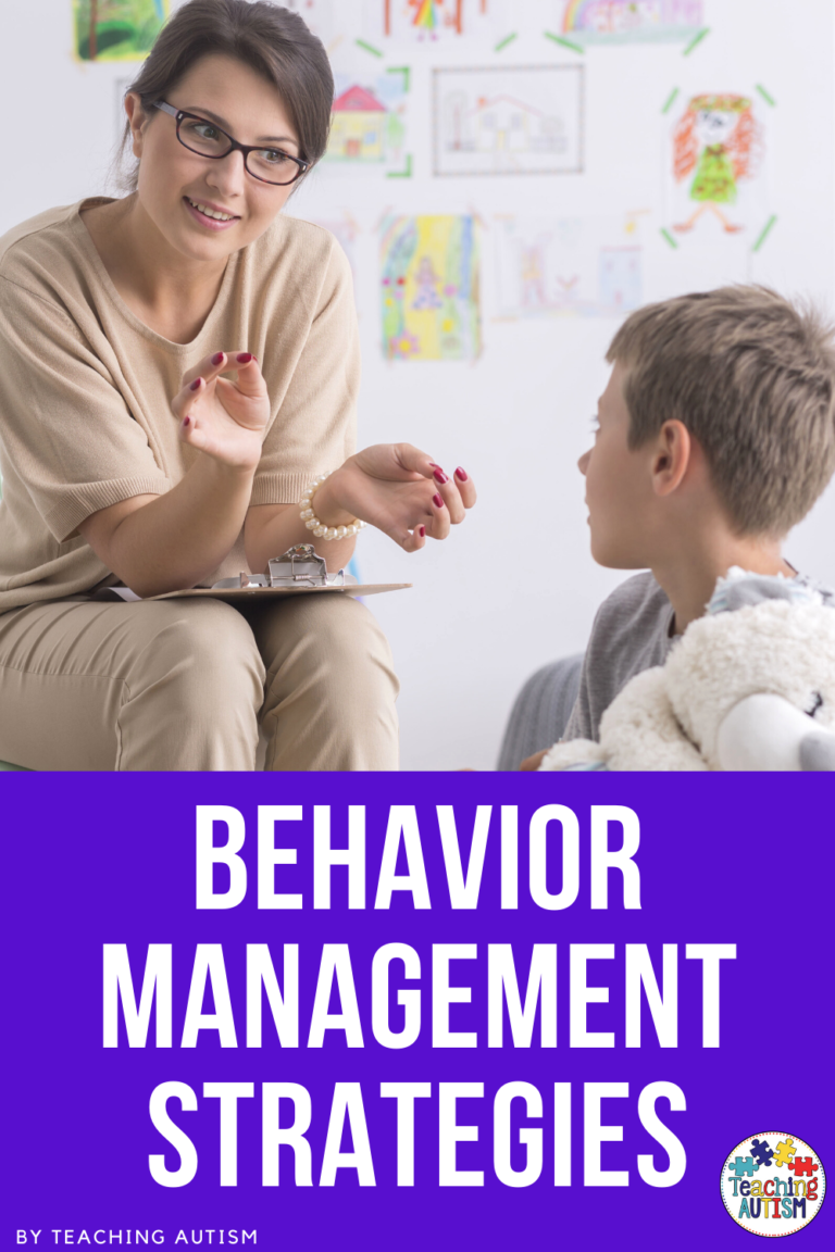 Behavior Management in the Classroom - Teaching Autism