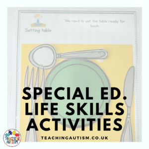 Special Education Life Skills Activities