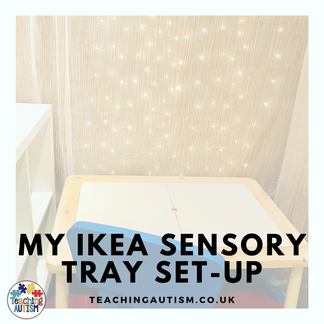 My IKEA Sensory Table Set-Up - Teaching Autism