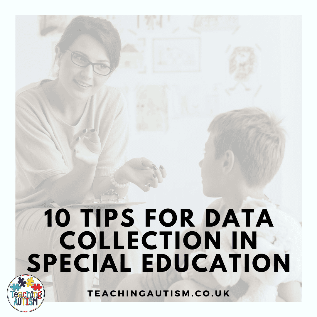 Data Collection in Special Education Tips Teaching Autism