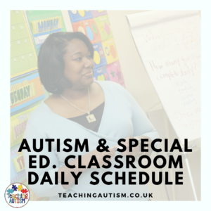 Special Ed Classroom Schedule