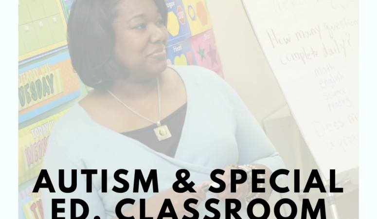 Special Ed Classroom Schedule