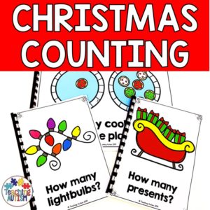Christmas Counting Adapted Books